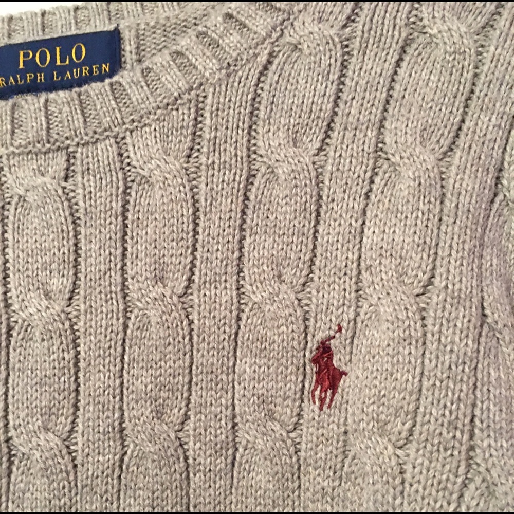 Ralph Lauren Cable- knit cotton sweater